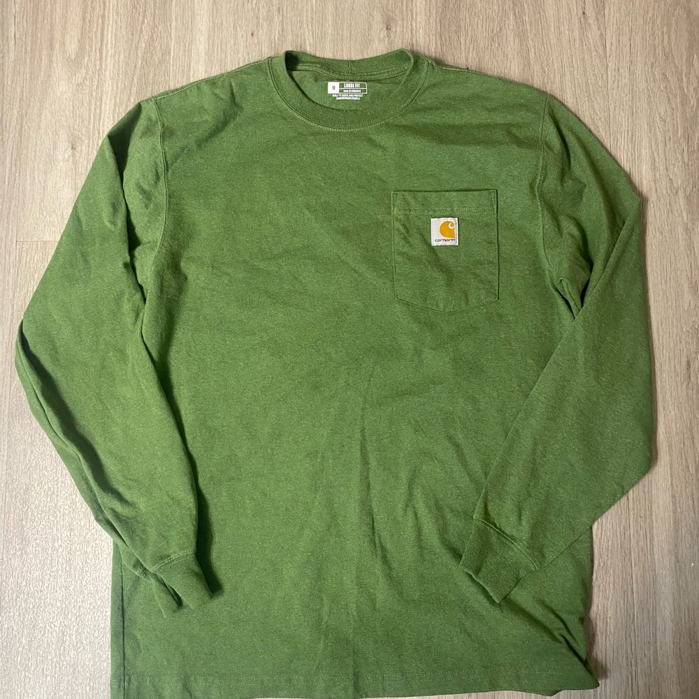 Carhartt Green Long Sleeve Shirt